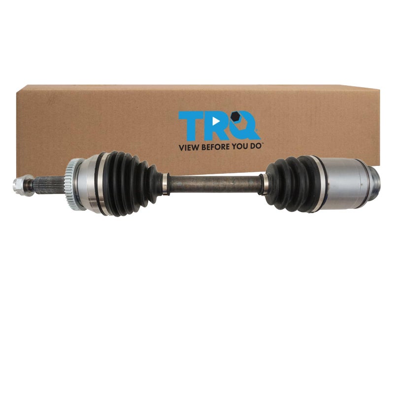 TRQ Front Passenger Side CV Axle Assembly Compatible with 2010-2012 Hyundai Santa Fe V6 3.5L FWD 10-12 Santa Fe V6 3.5L AWD 10-12 Santa Fe 2.4L AWD 2011-2013 Kia Sorento - Image 1